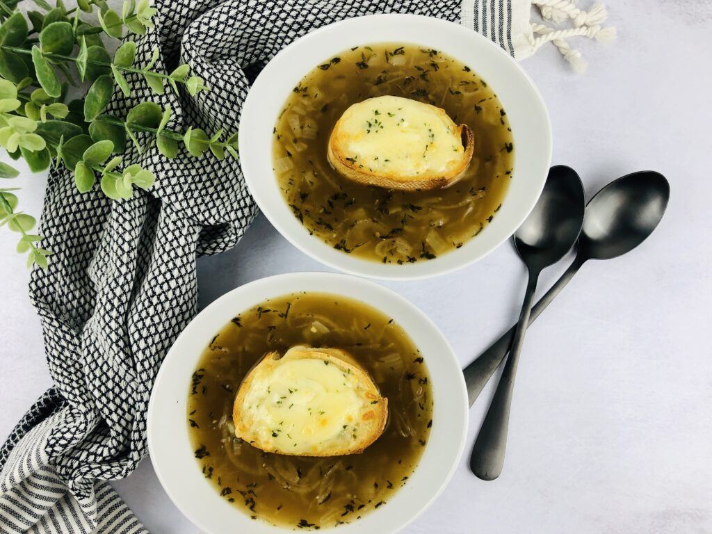 Easy French Onion Soup For Two 