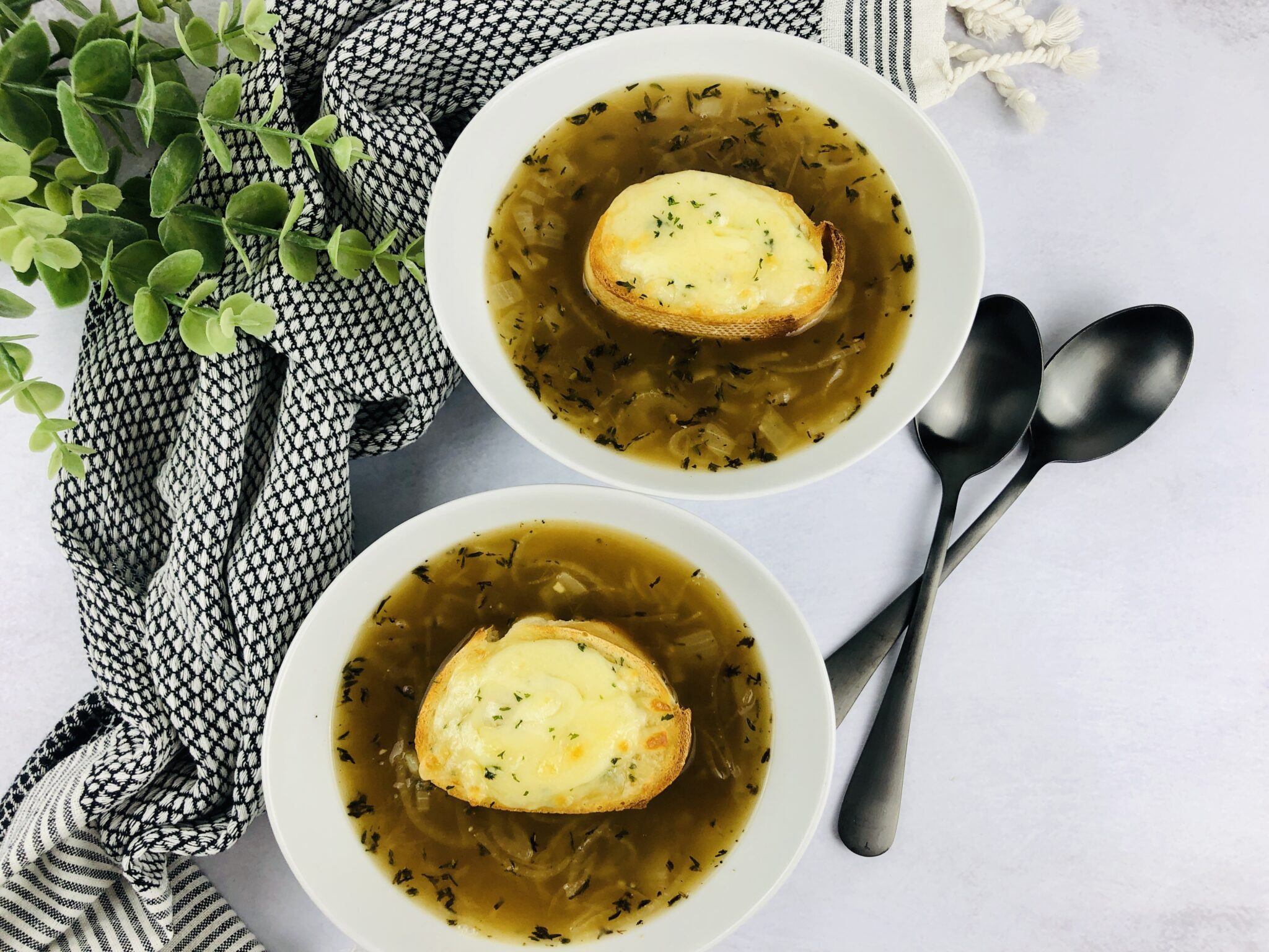 Easy French Onion Soup for Two Healthy Foodie Wellness