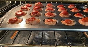 Simple Keto Meatloaf Minis with Ground Turkey