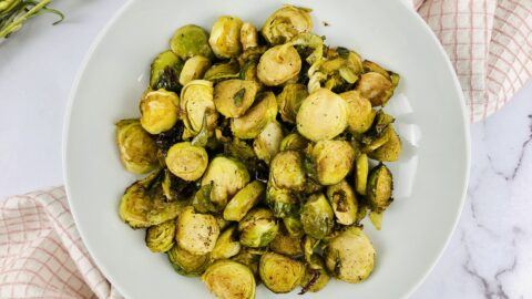 crispy oven roasted brussel sprouts