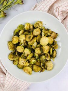 crispy oven roasted brussel sprouts