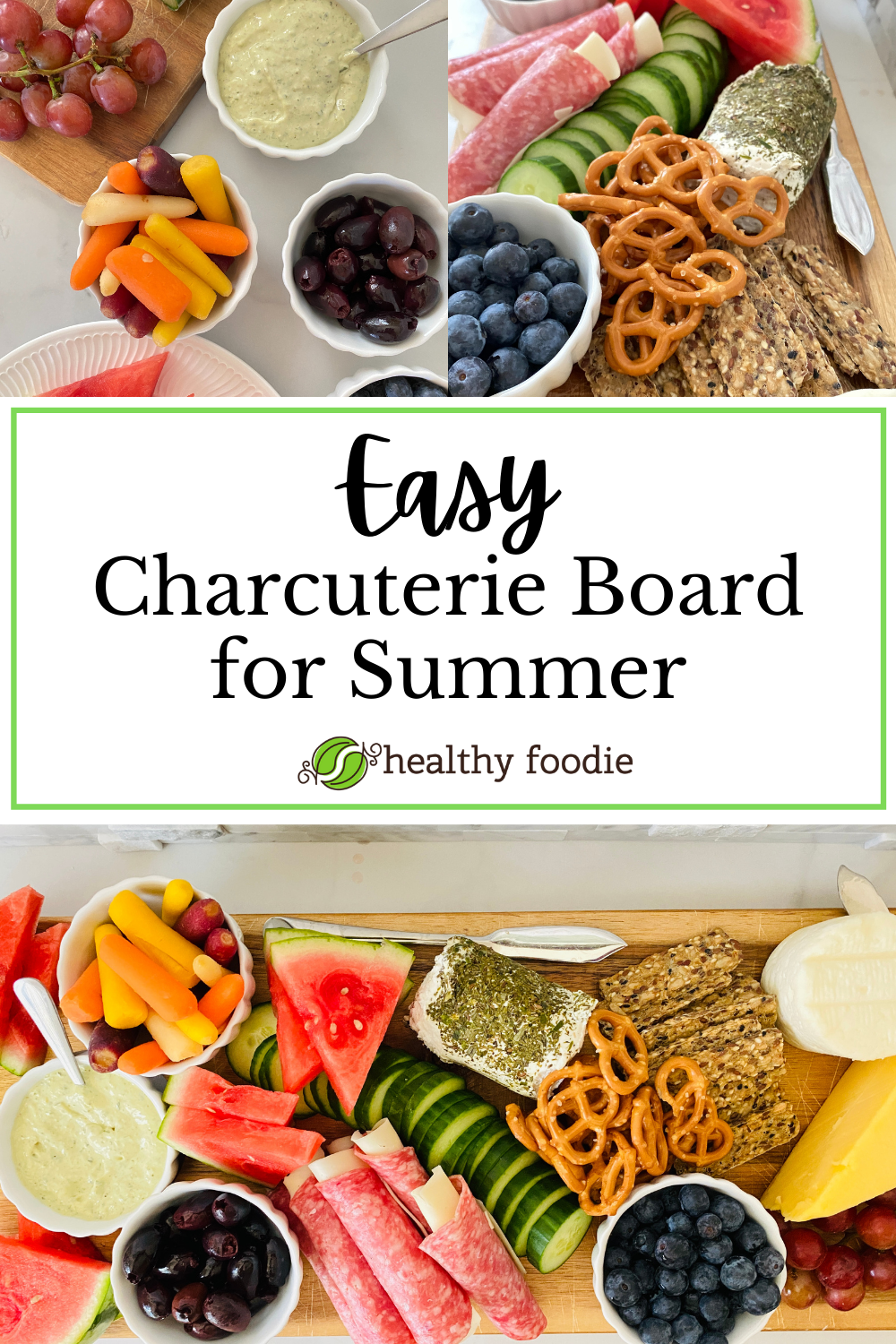 easy colorful charcuterie board