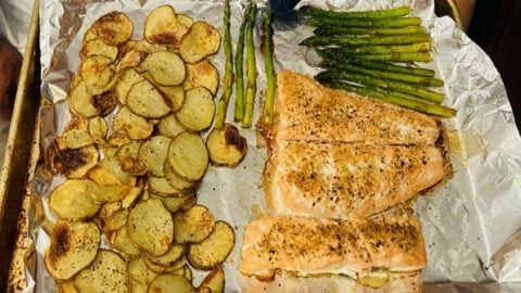 one pan salmon