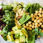 Avocado and Chickpea Salad Recipe with Salmon