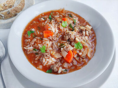 Easy Cabbage Roll Soup Recipe