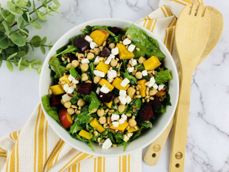 Healthy Roasted Beet and Chickpea Salad