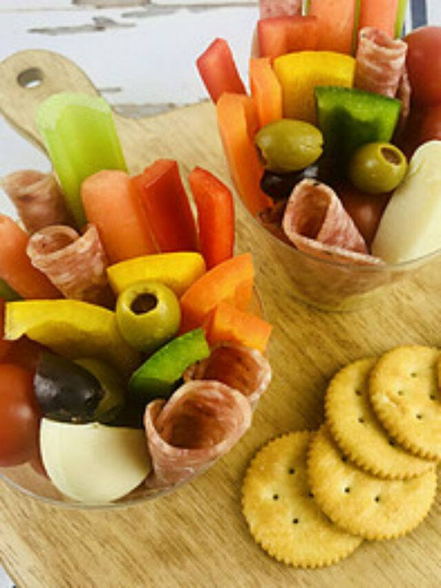 Healthy Charcuterie Board Party Cups