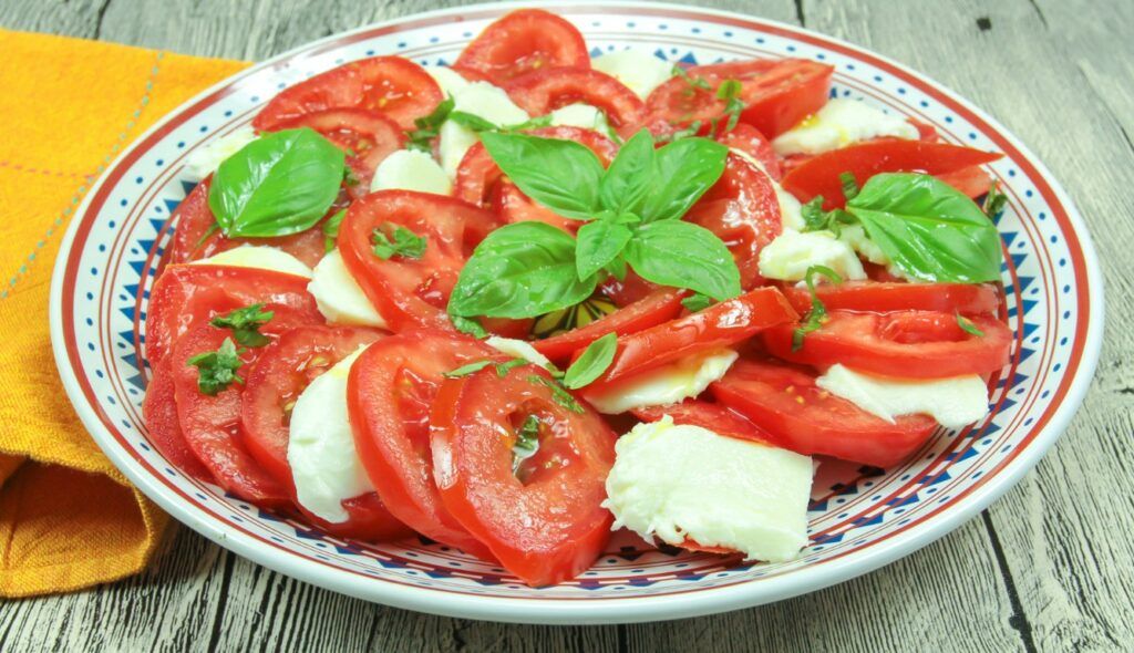 Tomato Basil Mozzarella Salad