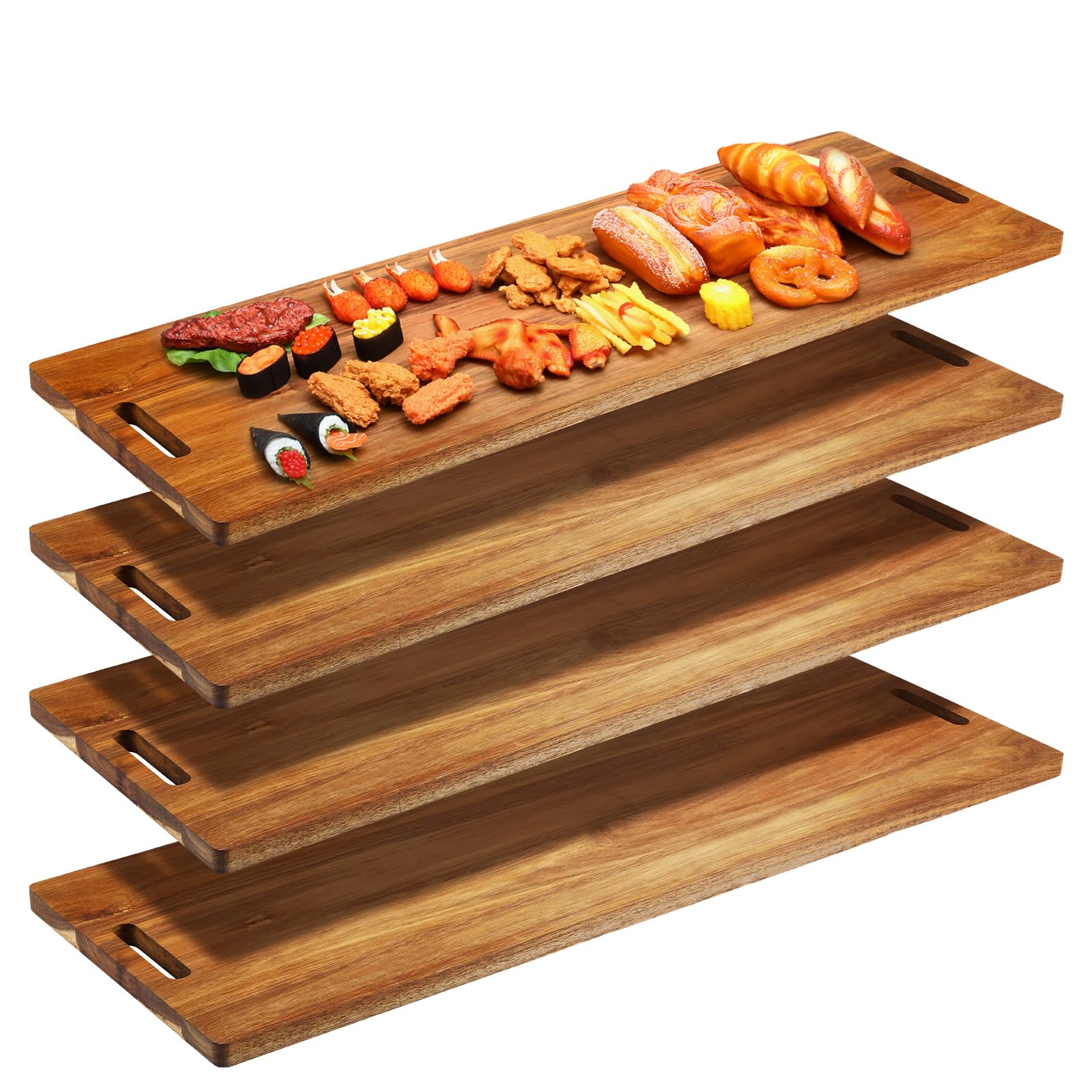 Best Charcuterie Board for Large Events: Skylety Acacia Wooden Cheese Serving Board